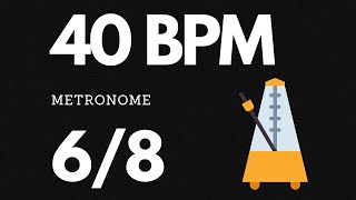 40 BPM Metronome 68 [upl. by Aleira]