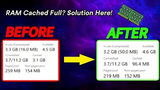 RAM Full Problem Solution RAMMap Tool to Clear Cache Easily [upl. by Carhart]