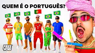 5 BRASILEIROS VS 1 PORTUGUÊS [upl. by Ferullo]