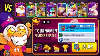 LEGENDARY MONKEY SMASHING SCULLS on PLUNDER PIRATES x2 TOURNAMENT🔥 [upl. by Doowron]