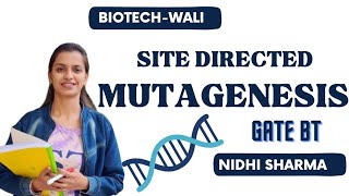 SITEDIRECTED MUTAGENESIS  MOLECULAR TOOLS  BIOTECHWALI AKTUDigitalEducationUP [upl. by Aredna222]