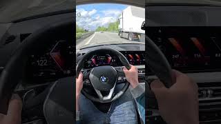 BMW Sport Mode  G21 318i LCI Touring on German Autobahn  156PS [upl. by Aihsikal]