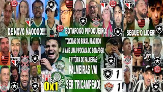 TORCIDAS DO BRASIL AO ATLÉTICO GO 0X1 PALMEIRAS E BOTAFOGO 1X1 VITÓRIA  VERDAO TRICAMPEAO [upl. by Ecnirp]