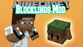 Обзор модов Minecraft 23 МАЛЕНЬКИЙ ДРУГ BlocklingsMod172 [upl. by Oruhtra]