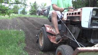 Sears roper tractor garden hiller [upl. by Solnit]