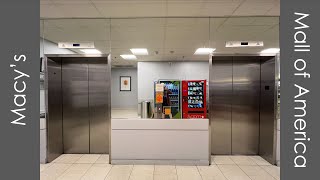 Montgomery Elevators at Macys at Mall of America in Bloomington Minnesota [upl. by Burkitt792]