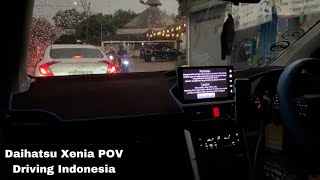 2023 Daihatsu Xenia 13 R MT POV Rainy Drive Indonesia [upl. by Bohlen89]