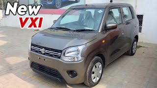 NEW WAGON R VXI 2024 SECOND BASE MODEL  MARUTI SUZUKI WAGONR VXI 2024 GREY COLOUR REVIEW [upl. by Ezarras640]