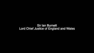 The Right Honourable The Lord Burnett of Maldon Lord Chief Justice of England and Wales [upl. by Eselahc]