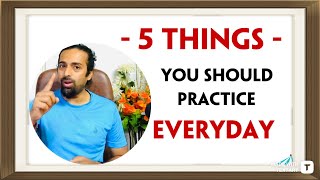 5 things to practice daily to improve your English communication skills  Rupam Sil [upl. by Seldan363]