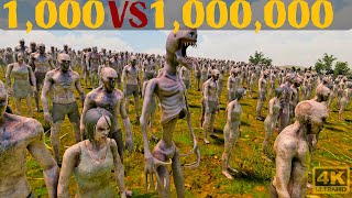 1000 Mandalorians versus 1000000 zombies  UEBS2 4k [upl. by Anez]