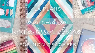 How NonTeachers Can Use the Erin Condren Teacher Lesson Planner [upl. by Hembree]