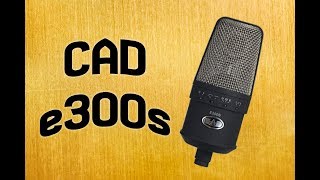 CAD e300s Condenser Microphone Demo Review  Podcasting Voice Over for budget creators [upl. by Galliett474]