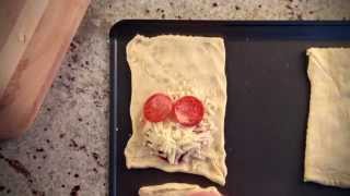 10 Seconds to Dinner Crescent Pizza Pockets [upl. by Marci]