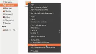 Ubuntu Linux per principianti  Lezione 4  gestire files cartelle e condividerle [upl. by Sajet635]