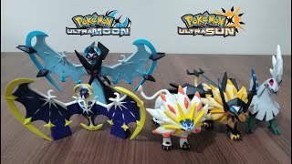 POKÉMON SOL Y LUNA NECROZMA DAWN WINGSDUSK MANE amp SILVALLY TOMY MONCOLLÉ [upl. by Aimac]