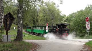 Steam of Achensee Railway Austria May 2022 2 オーストリア アッヘンゼー鉄道の蒸気機関車（2022年5月 2 [upl. by Anatnahs552]