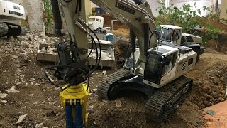 Liebherr 960 SME House Demolition Part 1 [upl. by Neall]