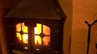 Lighting the wood burning stove [upl. by Gerdi157]