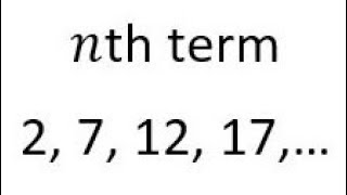 Find the nth term in a sequence [upl. by Fred445]