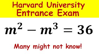 Harvard University Entrance Exam  Many do not know the first step  Exponential Question [upl. by Grosz]