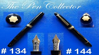 MONTBLANC Meisterstück 134 vs MONTBLANC Meisterstück 144 [upl. by Yvehc883]