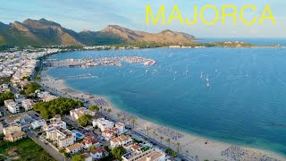 Majorca 4K  Puerto Pollensa and Surrounding Locations [upl. by Wheelwright]