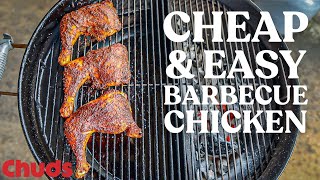 Easy BBQ Chicken Recipe on the Weber Kettle  Chuds BBQ [upl. by Lavud783]