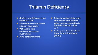 How Does deficiency of Thiamine accounts for the Increase in levels of pyruvate and αketoglutarate [upl. by Anaes224]