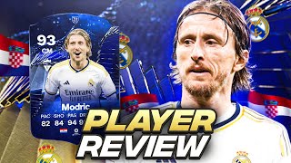 WARRA SBC BY EA🤣 93 TOTY HONOURABLE MENTIONS MODRIC SBC PLAYER REVIEW  FC 24 Ultimate Team [upl. by Shel]