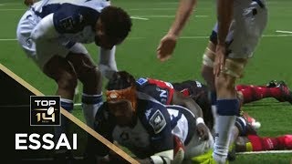 TOP 14  Essai Nemani NADOLO 1 MHR  Oyonnax  Montpellier  J17  Saison 20172018 [upl. by Accemahs]