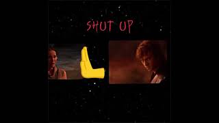 Anakin Skywalker reaction to Padme trying to be with him [upl. by Nillad]