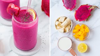 Dragon Fruit Smoothie [upl. by Ttekcirc681]