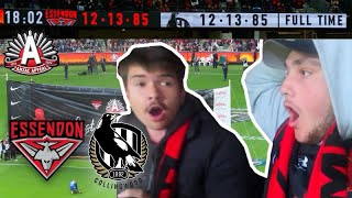 WE DREW ON ANZAC DAY  Essendon vs Collingwood AFL Vlog FT CARDMAN22 [upl. by Delly]