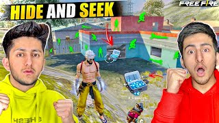 Playing Hide amp Seek In Full Map With Sunny Who Finds More Noobs  Garena Free Fire [upl. by Ahsitan]