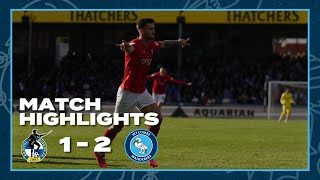 HIGHLIGHTS  Bristol Rovers 1  2 Wycombe [upl. by Tabib]