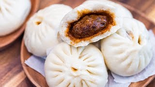 How to Make Perfect Steamed Bao Buns Chicken Baozi Recipe [upl. by Atilrahc]