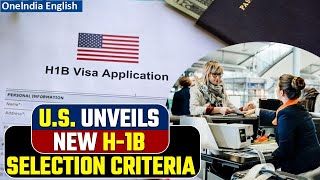 US Announces Fresh H1B Visa Selection Criteria  What You Need to Know  Oneindia News [upl. by Yelahc]