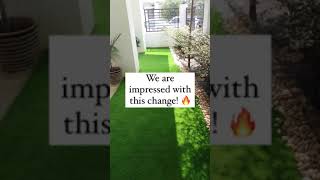 How NobleGrass change the garden view  Artificial Turf [upl. by Garaway537]