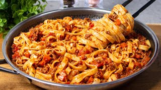 Ich habe noch nie so leckere Nudeln gegessen Das berühmte Rezept für PastaBolognese Lecker [upl. by Ennayelsel947]