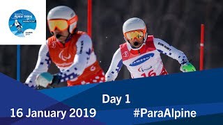 Day 1  Run 1  World Para Alpine Skiing World Cup  Zagreb 2019 [upl. by Borek]