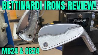 Bettinardi MB24 amp CB24 Iron Review Forged and Milled Irons [upl. by Sheedy723]