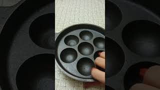 Cast iron pan paniyarakkal supportmychannel cast pan [upl. by Eydie]