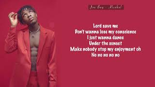 JoeBoy  My Alcohol Lyrics [upl. by Nylekoorb]