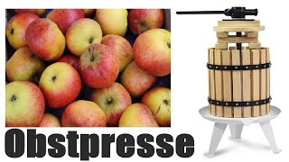 Obstpresse unboxing  Aufbau  amp das erste mal Austesten [upl. by Lanford]