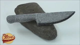 Make a Granite Knife with an Angle Grinder [upl. by Aivata]