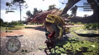 What happens when great jagras eats rathalos aptonoth [upl. by Susanne]