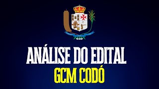 Análise Edital GCM Codó [upl. by Norman]