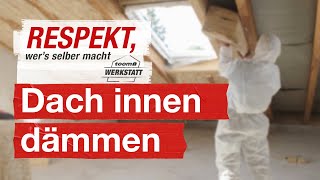 Dach von innen dämmen  toom Werkstatt [upl. by Serilda]