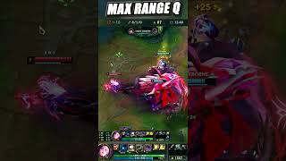 Max Range Q  League of Legends leagueoflegends [upl. by Zipporah]